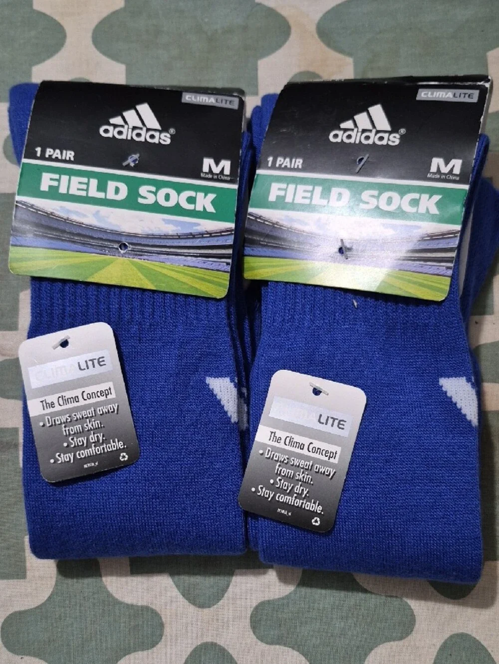 adidas Royal Blue Field Socks with Climalite - Men's